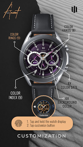 S4U Ancient Gold Watch Face