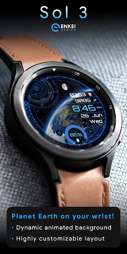 Sol 3 – animated watch face