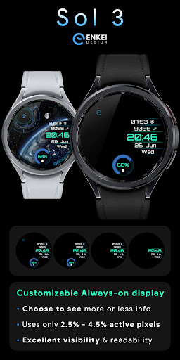 Sol 3 – animated watch face