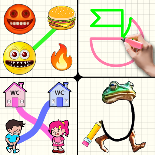 One Line-Mini games Drawing