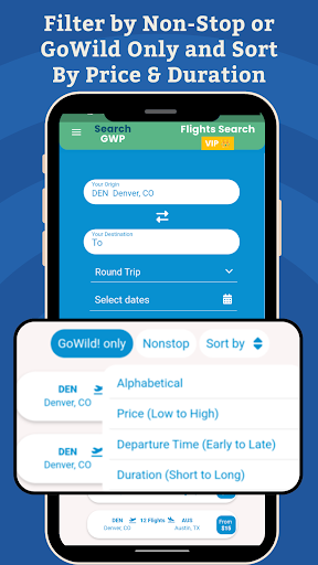 SearchGWP Go Wild Pass Flights