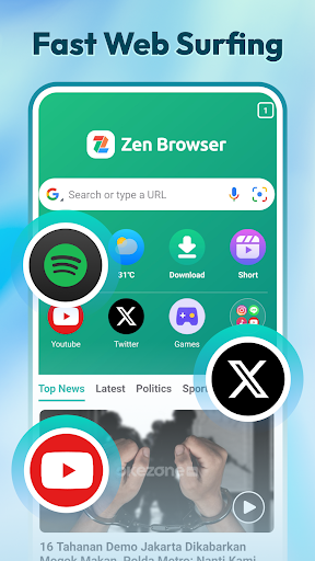 Zen Browser – Safe Web