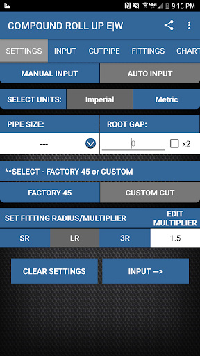 Compound Pipe Calculator