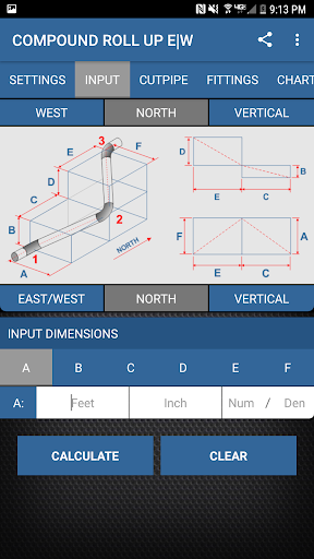 Compound Pipe Calculator