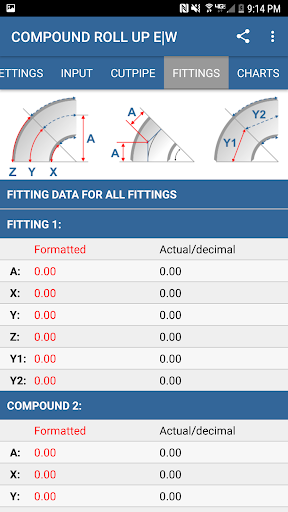 Compound Pipe Calculator