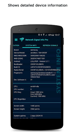 Network Signal Info Pro