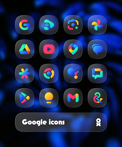One UI Glass Color Icon Pack