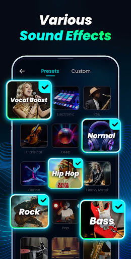 Volume Bass Booster, Equalizer