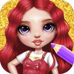 Rainbow High: Coloring Games