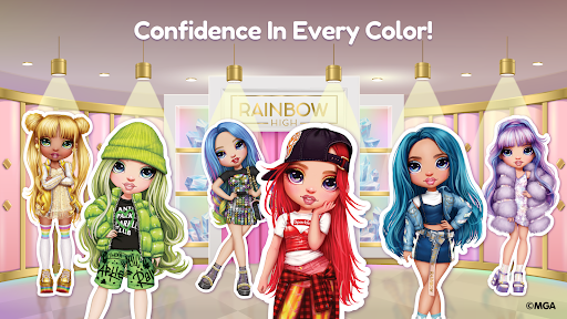 Rainbow High: Coloring Games