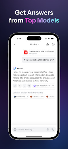 Monica AI: Deep Chat & Search