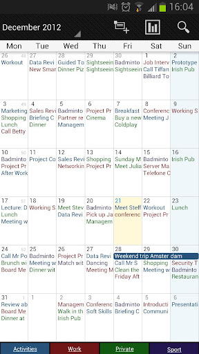 Business Calendar Pro