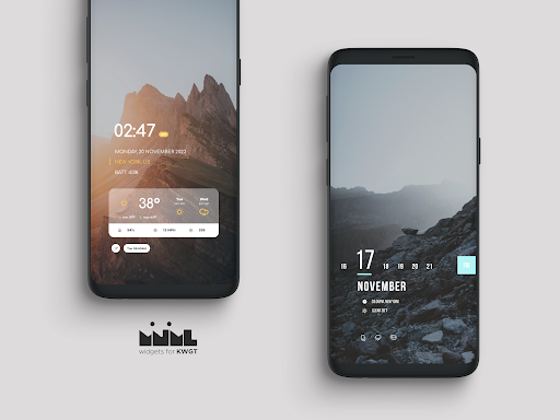 Mnml – Minimal KWGT widgets