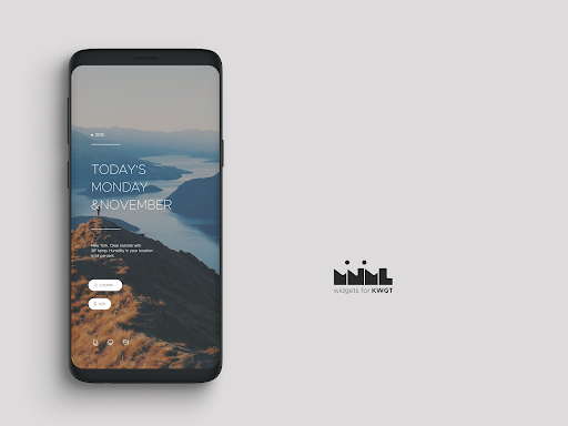Mnml – Minimal KWGT widgets