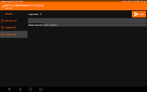 iperf for TV – iperf3 measure