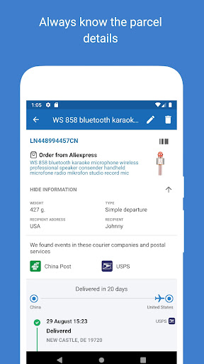 Track your parcels – 1Track
