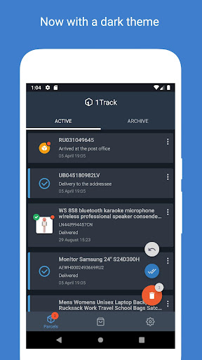 Track your parcels – 1Track