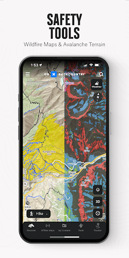 onX Backcountry Trail Maps GPS