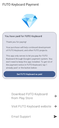 Payment for FUTO Keyboard