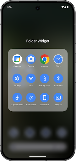 Folder Widget – Large Folders