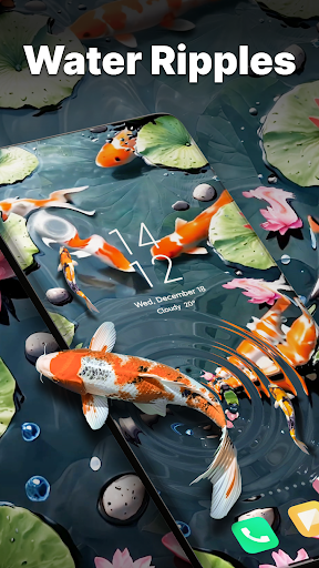 Ripple & 3D Live Wallpaper