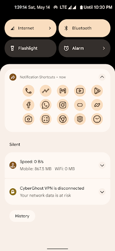 Notification Shortcuts