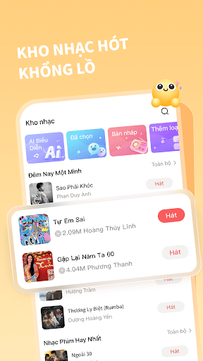 SingWow – Hát AI & hát karaoke