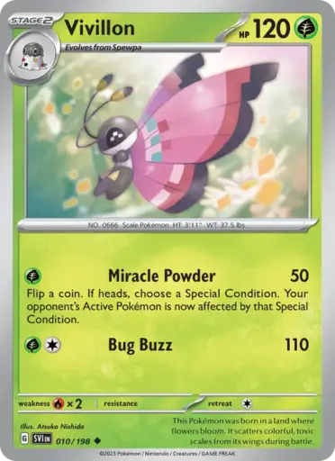 Vivillon – Scarlet & Violet