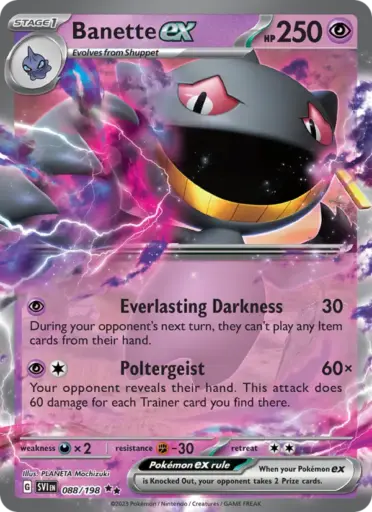 Banette ex – Scarlet & Violet
