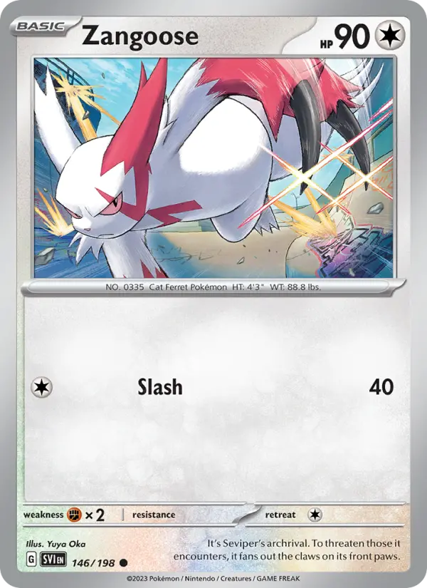 Zangoose – Scarlet & Violet