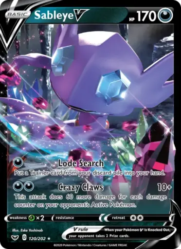Sableye V – Sword & Shield