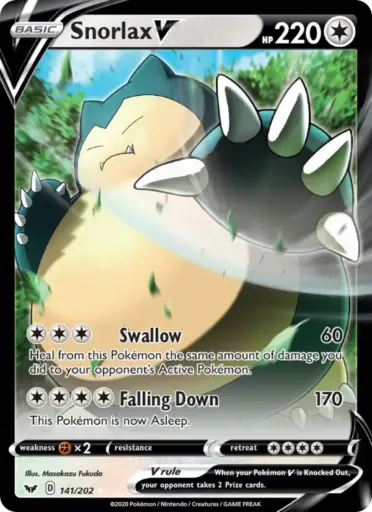 Snorlax V – Sword & Shield