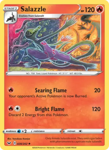Salazzle – Sword & Shield