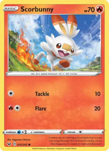 Scorbunny – Sword & Shield