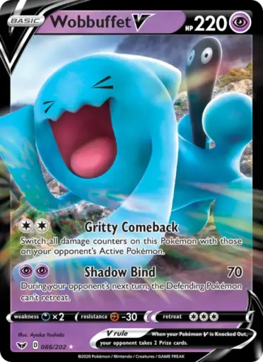 Wobbuffet V – Sword & Shield