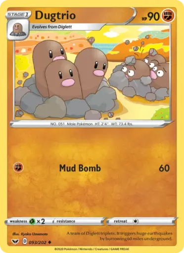 Dugtrio – Sword & Shield