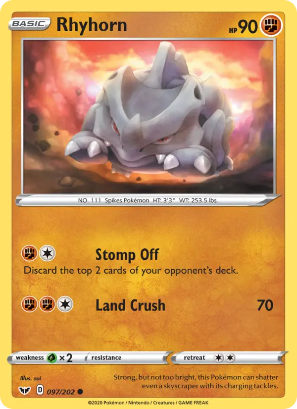 Rhyhorn – Sword & Shield
