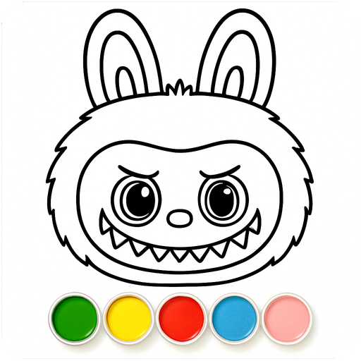 Labubu Coloring Games for Kids