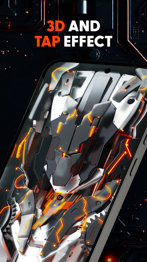 Futuristic 3D Tech Wallpaper