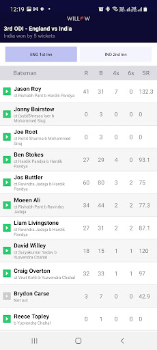 Willow – Watch Live Cricket