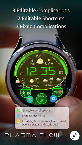 Plasma Flow Full Watch Face