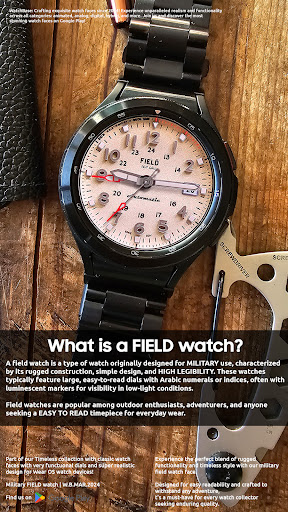 Military FIELD watch face