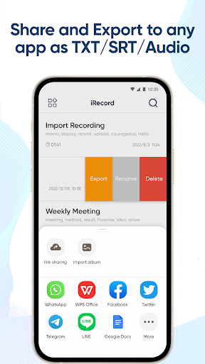 iRecord: Transcribe Voice Note