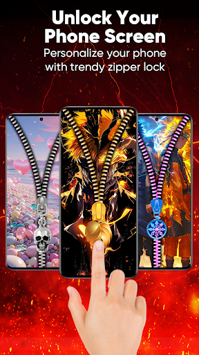 Zipper Lock Screen & Wallpaper