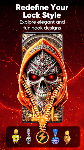 Zipper Lock Screen & Wallpaper